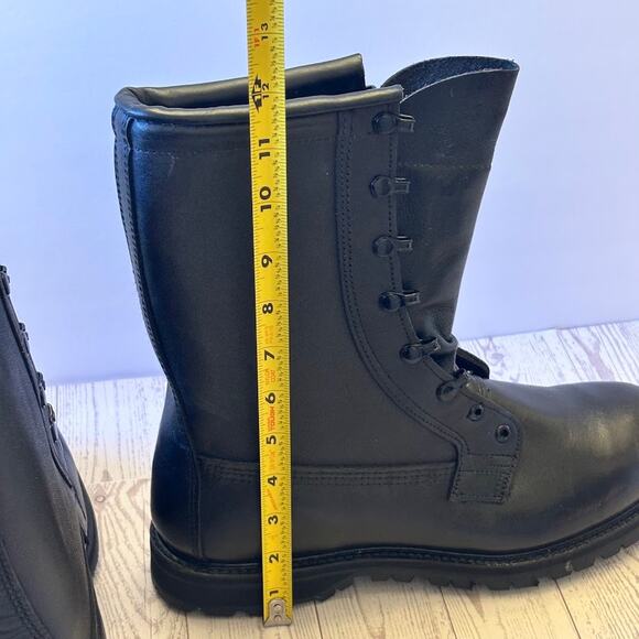 USGI Cold Weather Combat Boots Size10R Vibram Sole, Quilted Liner, Black Leather - Picture 11 of 16